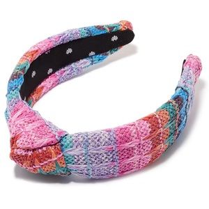 NEW SUNSET RAINBOW RAFFIA KNOTTED HEADBAND